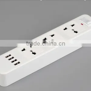 Power Outlet, Extension Socket With 4 USB Socket . thumbnail-5