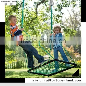 Iron Round and Rubber Foam Pipe Garden Swing Seats for Baby thumbnail-2