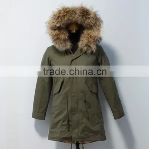 Whole New Women New Fashion Clothes Cropped Also Can be Winter Fur Parka Jackets for Men thumbnail-1