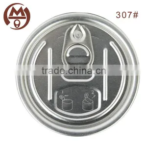 High Quality 307# Round Pull Ring Cans With Lids thumbnail-1