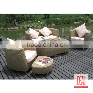 Modern Classic Hotel .restaurant .banquet. Home Rattan Wicker Furniture Set thumbnail-1