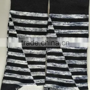 OEM 100% Cotton Leisure Quality Knitted Stripes Socks thumbnail-4