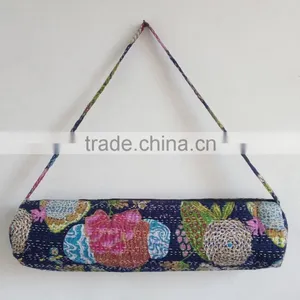 Blue Yoga Mat Bag Shoulder Bag Unisex Traditional Yoga Mat Bag Vintage Yoga Bag Unisex Bag Cross Body Bag thumbnail-2