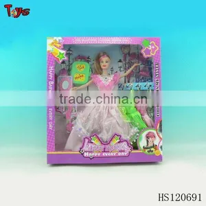 Young Girl Modeling Doll thumbnail-1
