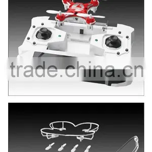 FQ777 -124 Pocket Drone Quadcopter With Switchable Controller thumbnail-1