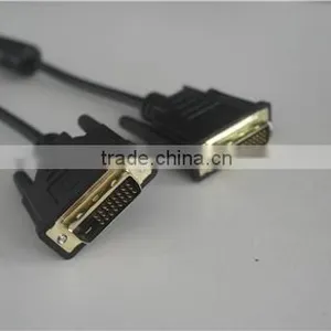 DVI-D 24+1 Pin Dual Link Cable DVI Male to Male Gold 1.8m thumbnail-3