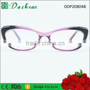 Cellulose Fake Acetate Cat Eye Shape USD 1 Cheap Optical Eyeglasses Frames thumbnail-3