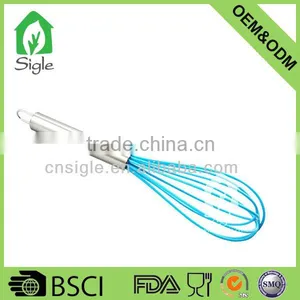 Stainless Steel Handle Silicone Whisk Balloon Wire Egg Beater Mixer Tool thumbnail-1