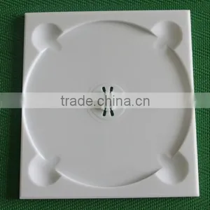 CD Tray Manufacturer Milk White cd Case Single Sided cd Box 5mm cd Tray thumbnail-1