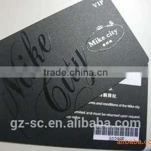 Matt Black Plastic Card With Gloss Logo thumbnail-1