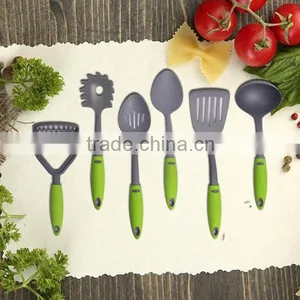 New 6-Piece Nylon Kitchen Utensil Sets With Holder Nylon Cooking Tools thumbnail-2