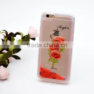 Glitter Clear Tpu Liquid Case Cover for Samsung J1 Ace thumbnail-2