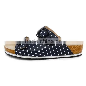 Unisex Summer New Design Women Beach Slippers Flat Simple Girls Footbed Cork Sandals thumbnail-2