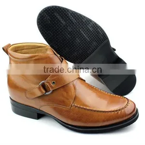 Men Elegant Soft Leather Ankle Boots thumbnail-3