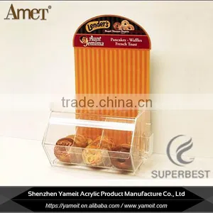 China Customized Modern Acrylic Bread Display Boxes thumbnail-1