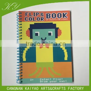 2016 DIY Cartoon Coloring Book for Adults and Kids Gift thumbnail-3