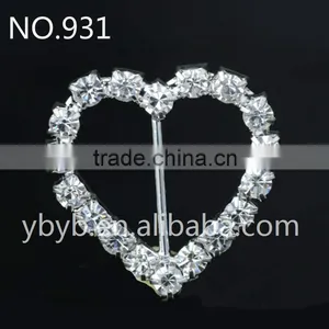 Fashion Rhinestone Flower Brooch/metal Flower Brooch for Wedding Invitation/rhinestone Brooches-931 thumbnail-1