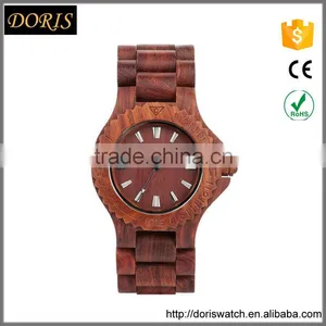 New Models From Doris Watch 100% Natural Wooden Watches CUSTOM LOGO Japan Movt Quartz Clocks From thumbnail-1