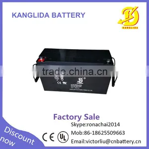 Kanglida 12v150ah Agm/gel Inverte Battery Solar Panels for Home thumbnail-1