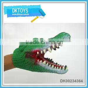 Eco-friendly Soft Pvc Hand Puppet Crocodile Type Roto Cast Puppet thumbnail-1