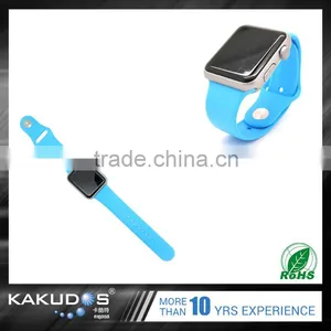 Trade Assurance Custom Colorful Rubber Watch Band for Iwatch thumbnail-3