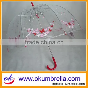 Straight Transparent Cheap Umbrella From China Umbrella Supplier thumbnail-3