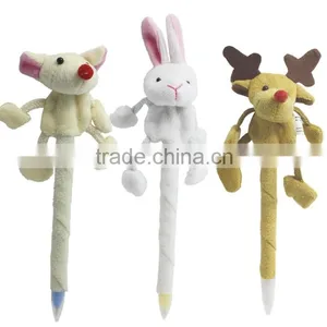 Cute Colorful Animal Pen/dog Pen/animal Design Plush Ball Pen thumbnail-1