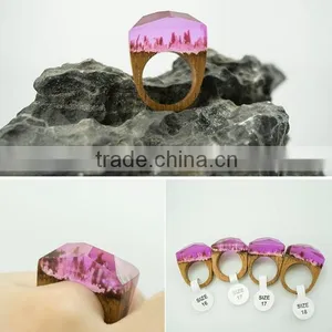 Christmas Promotional Gift Unisex Adult Secreted Wooden Rings thumbnail-1