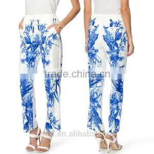 Clothing Supplier Office Wear Trousers All Over Print Ltweight Fashion Women Pants thumbnail-1