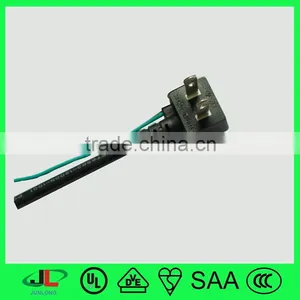 Japan 2 Pin Plug Right Angle Plug, Power Cable With Grounding Wire thumbnail-2
