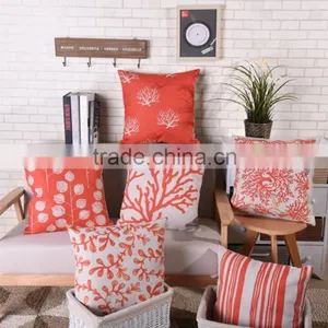 Decorative,Car,Seat,Chair Use and Printed Pattern Handblock Cotton Cushion Cover thumbnail-3