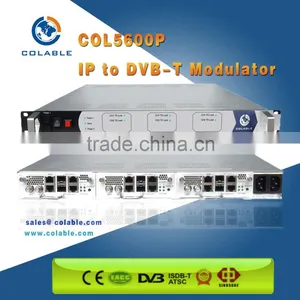 IP to Dvb-t Module With Multiplexing and 4 Channel Dvb-t Modulator COL5600P thumbnail-1