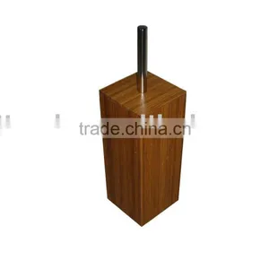 Bamboo Toilet Brush Holder With Holder thumbnail-1