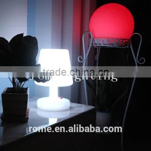 Plastic Waterproof Plastic Colourful Light-emitting Led Desk Lamp thumbnail-1