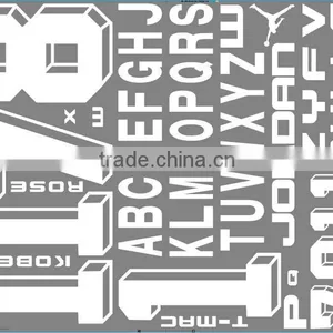 Heat Transfer Numbers and Letters for Jersey thumbnail-1