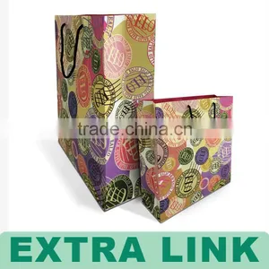Custom Logo Small Handle Kraft Paper Cement Shopping Promotion Bag For Food thumbnail-4