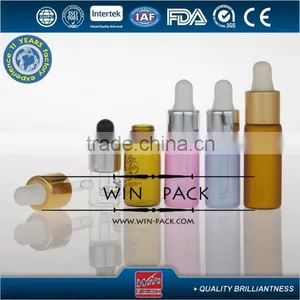 5ml 10ml 12ml Clear Essential Oil Bottle With Dropper and Aluminum Cap thumbnail-2