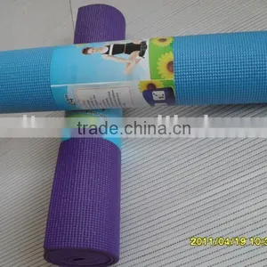 5mm Thick Blue Color PVC Yoga Mat thumbnail-1