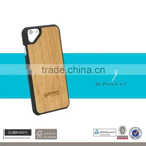 Bamboo Wood Back Cover For IPhone 6 ,For IPhone 6 Back Case Real Wooden Material Luxury New Arrival Phone Covers thumbnail-4