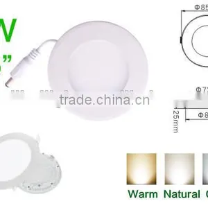 85-265v 6w Round Led Panel Light thumbnail-1