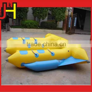 Popular JH Inflatable Plastic 6 Person Flying Banana Boat thumbnail-4