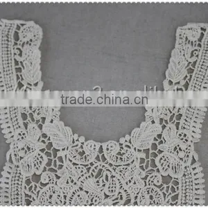 100% Cotton Lace Collar, Soft White Crochet Cotton Lace Collar for Garment thumbnail-4