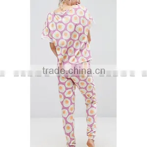 China Supplier Fashion Cotton Fabric Ladies Pyjamas Sleepwear thumbnail-2
