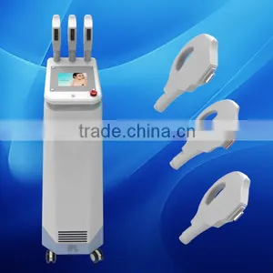 Three Handles HR,SR,VR Ipl Skin Pigmentation Machine for Vascular Removal thumbnail-1