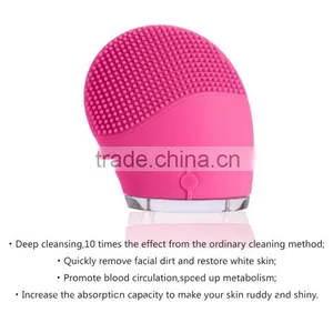 Skin Cleaning Handheld Bristle Face Brush thumbnail-3