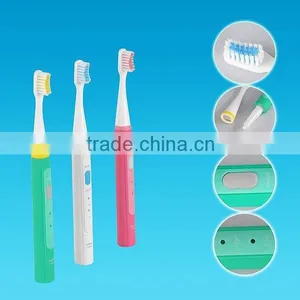 Sonic Viberation Electric Toothbrush With Three Heads thumbnail-4
