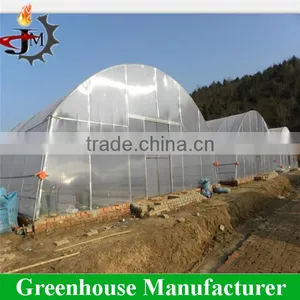 Gold Quality uv Resistant Large Polytunnel Plastic Greenhouse thumbnail-6