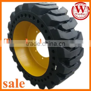 Quality Warranty 16/70-20 14x17.5 12-16.5 Solid Skid Steer Tires thumbnail-1