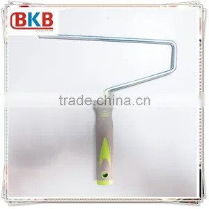 Double Color Rubber Handle Paint Roller Frame thumbnail-1