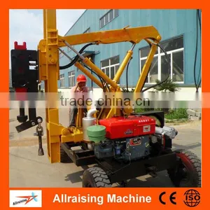 Highway Guardrail Hydraulic Static Pile Driver thumbnail-1